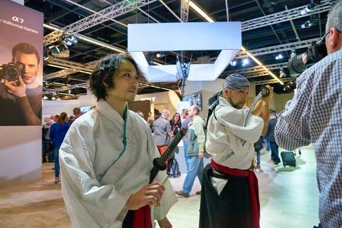 Samurai Sword Show Stock Photos