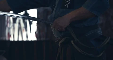 Samurai Swordsman Stock Footage 285153566