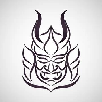 Samurai vector Stock Illustration