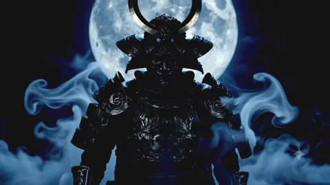 Samurai warrior realistic motion vfx 스톡 동영상 339874763
