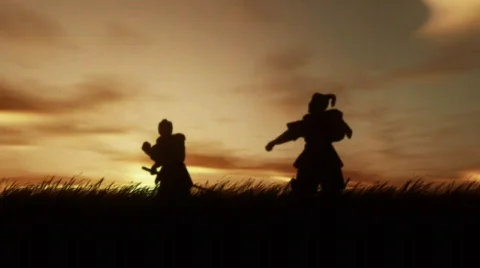 Samurai Warriors at Sunset  (HD720) Видео 291278