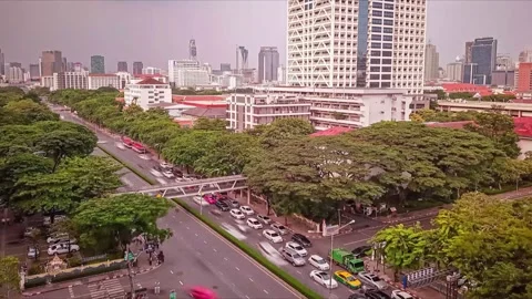 Samyan road Thailand 스톡 동영상 228861043