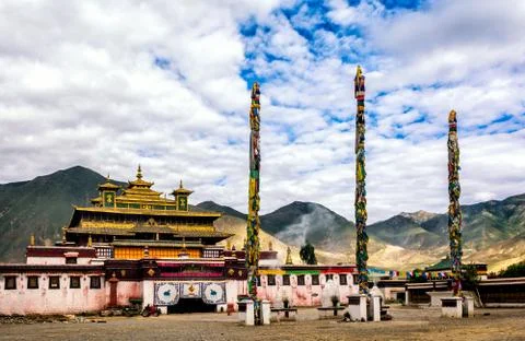 Samye monastery Stock Photos
