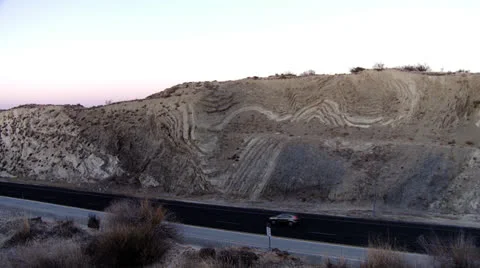 San Andreas Fault Cross-Section Vídeo Stock 27083171