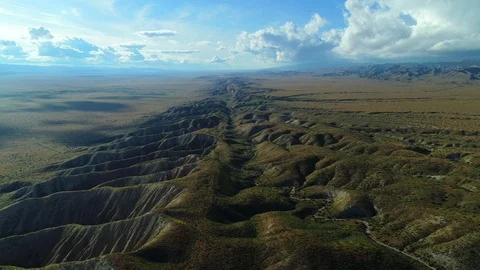 San Andreas Fault Stock Footage 119732736