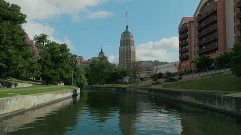 San Antonio Downtown 스톡 동영상 245658411