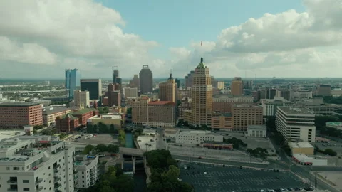 San Antonio Downtown 스톡 동영상 245658804
