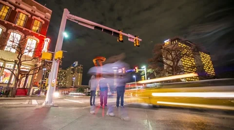 San Antonio Motion Timelapse Stock-Footage 60141061