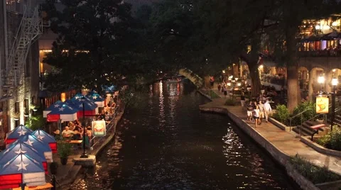 The San Antonio Riverwalk Stock Footage 42204981