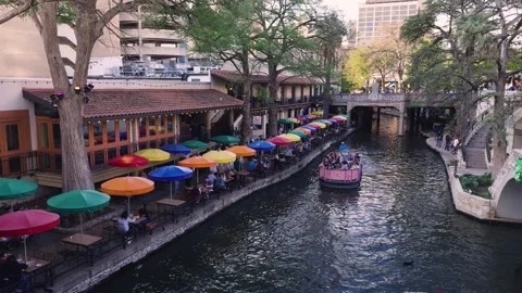 San Antonio Riverwalk Stock Footage 271195521