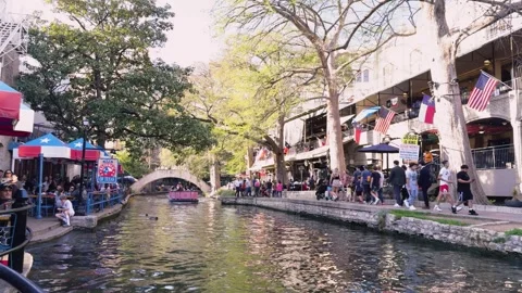 San Antonio Riverwalk Stock Footage 271195943