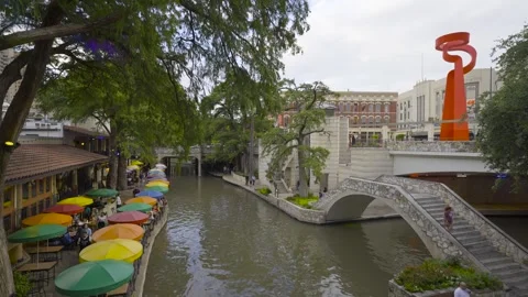 San Antonio Riverwalk Stock Footage 285746772