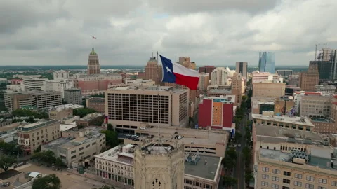 San Antonio Skyline 스톡 동영상 245664701
