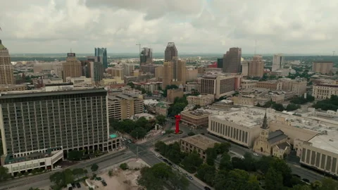 San Antonio Skyline 스톡 동영상 245676038