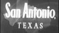 SAN ANTONIO STATE TEXAS Vintage Old Film Title Graphic Leader 8mm 7067 HD Footage