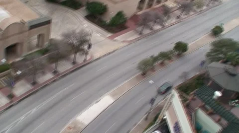 San Antonio Texas riverwalk intersection Stock Footage 1044315