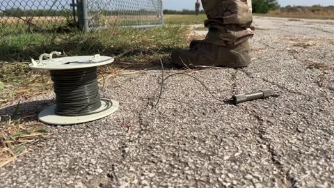 San Antonio, TX 07/27/2023 Explosive Ordnance Disposal (EOD) Technicians, Stock Footage 264784511