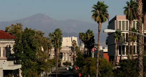 San Bernardino Skyline Stock Footage 163354773