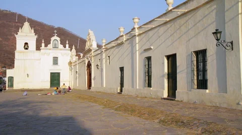 San Bernardo Convent Stock Footage 881219
