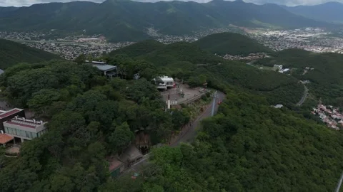 San Bernardo Hill Cable Car and Viewpoint, Salta, Argentina Stock Footage 342191827