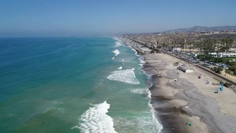 San Clemente from the air Stock Footage 238384259