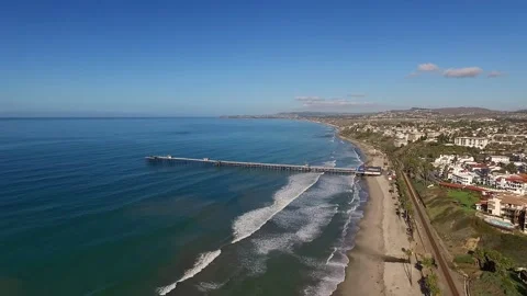 San Clemente from the air Stock Footage 238384716