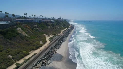 San Clemente from the air Stock Footage 238385331