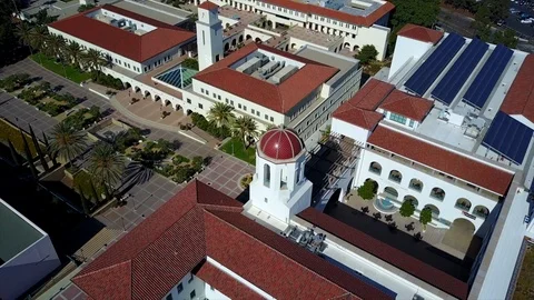 San Deigo State Student Union Stock Footage