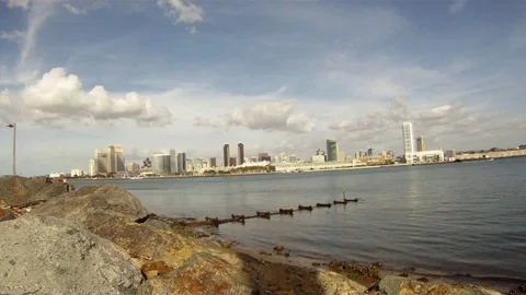 San Diego Bay Stock Footage 70877050