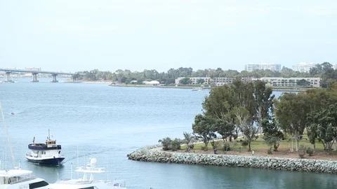 San Diego Bay Video stock 102729554