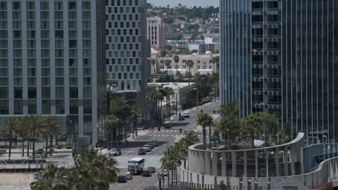 San Diego California Intersection Timelapse Stock Footage 276368154
