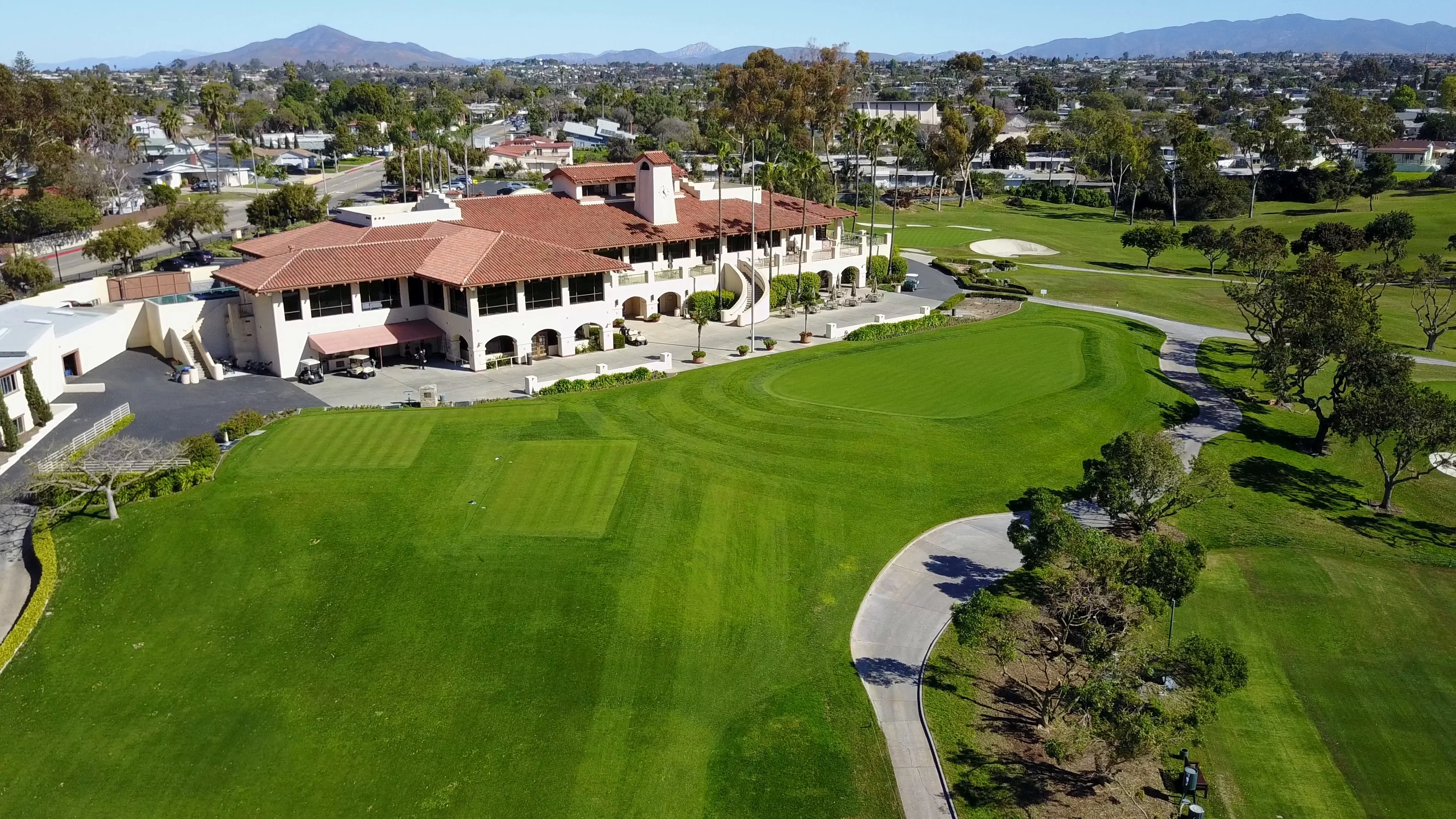 San Diego Country Golf Club - Drone Vide... | Stock Video | Pond5