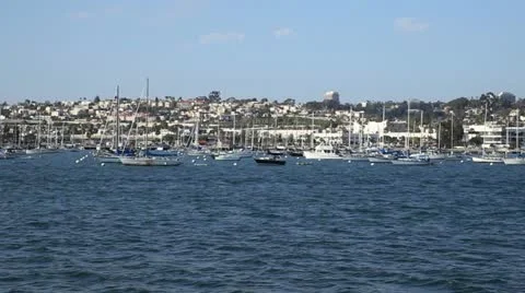 San Diego Harbor Video stock 20604906
