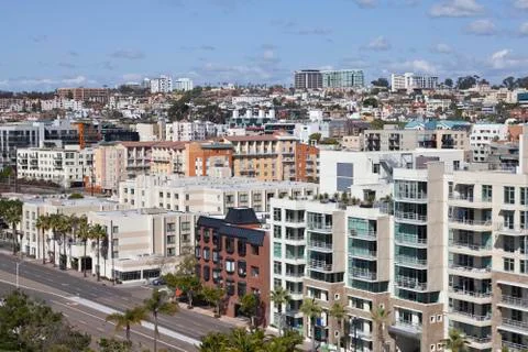 San diego hillside Stock Photos
