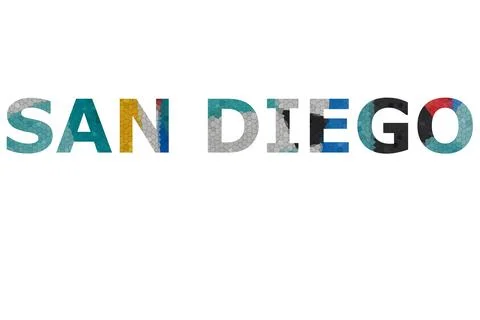 SAN DIEGO Stock Illustration