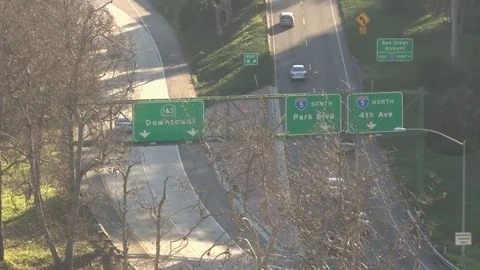 San diego interstate Stock Footage 75214293