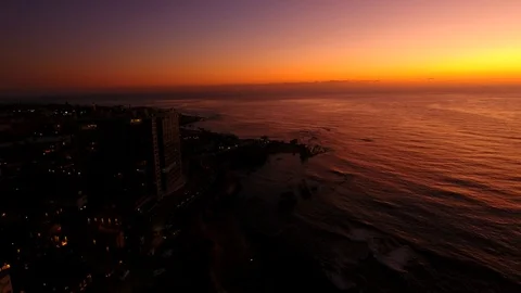 San Diego moon Video stock 102748308