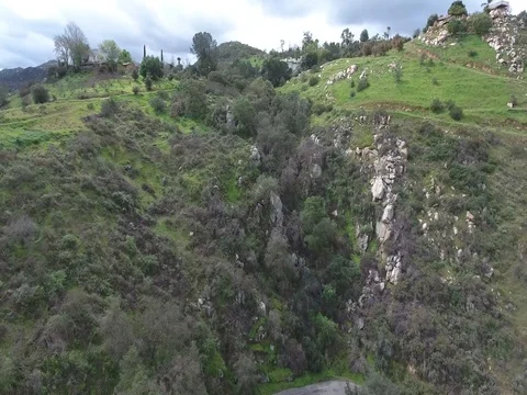 San Diego Mountain Side Video stock 78013270