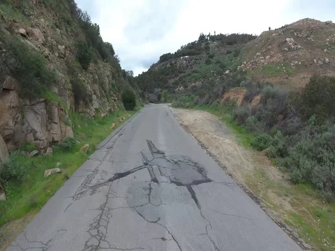 San Diego mountainious road Video stock 78013244