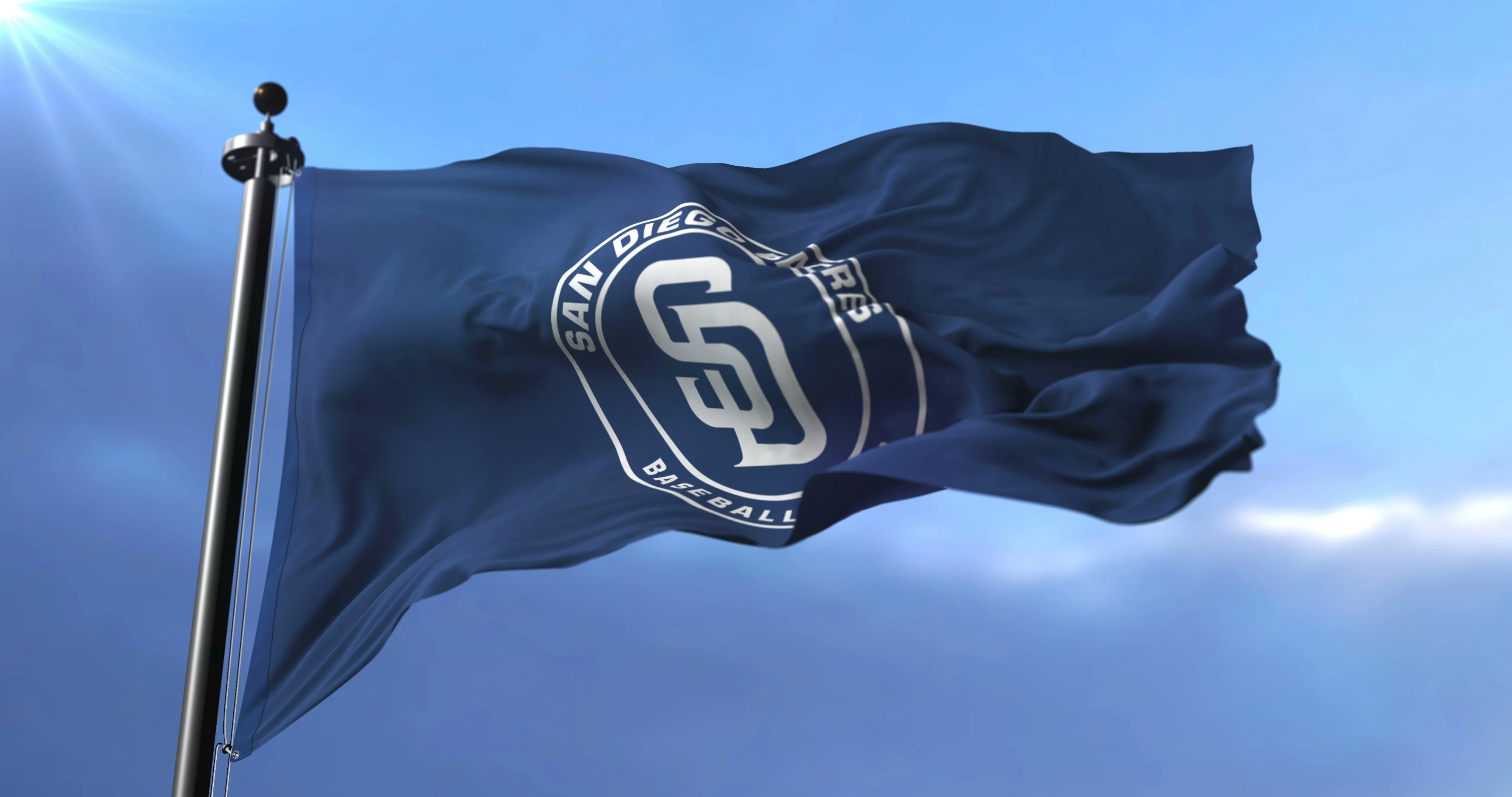 Download San Diego Padres Flag Wallpaper