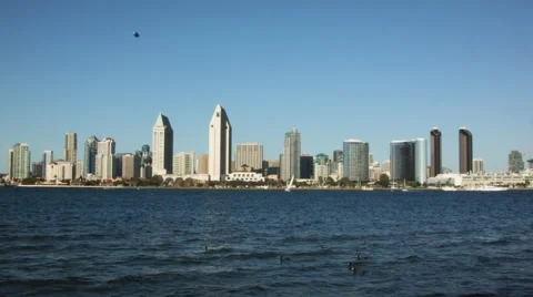 San Diego Panorama Stock Footage 45451248