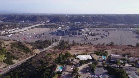 San Diego - Qualcomm - SDCCU Stadium - Drone Video Video stock 82706434