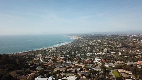 San Diego Seaside Panorama Stock Footage