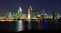 San Diego Skyline 02 Time Lapse Downtown and Ocean 4k or 4k+ Resolution