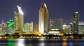 San Diego Skyline 03 Time Lapse Downtown and Ocean 4k or 4k+ Resolution