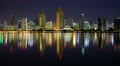 San Diego Skyline 33 Time Lapse Downtown and Ocean 4k or 4k+ Resolution