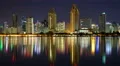 San Diego Skyline 39 Time Lapse Downtown and Ocean 4k or 4k+ Resolution