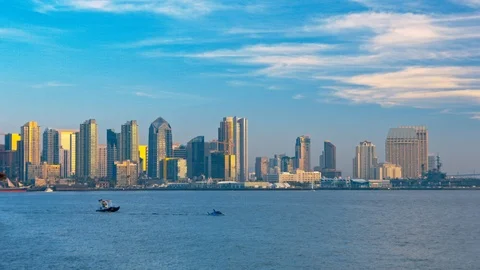 San Diego Skyline Stock Footage 88669800
