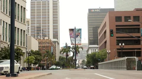 San Diego streets Stock Footage 12599804