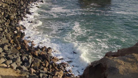 San Diego Sunset Cliffs 16 Stock Footage 276950462